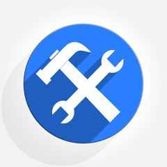 Obraz premium tool flat vector icon