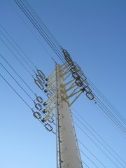 電柱と空