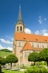 Fototapeta premium Kirche Kappelrodeck Schwarzwald