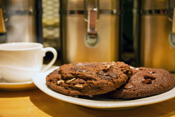 Delicious crunchy chocolate chip cookies
