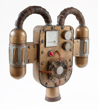 Vintage steampunk jetpack