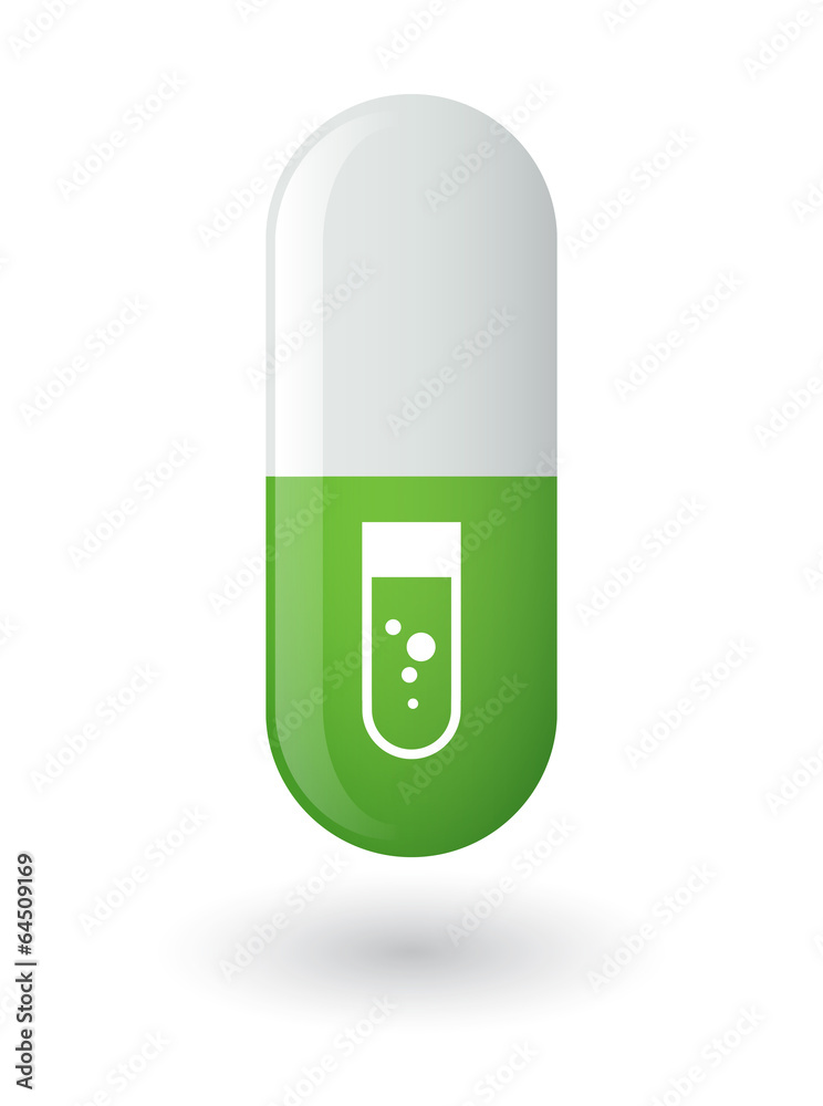 Wall mural Pill icon