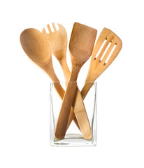 Wooden kitchen utensils