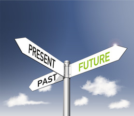 Fototapeta premium way into the future