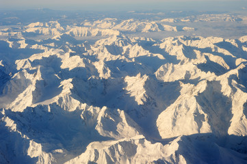 The italian alps between Aosta and Susa