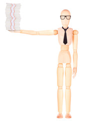 businessman holding  money