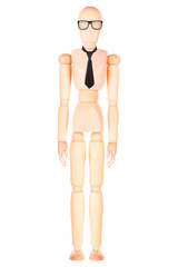 wooden Dummy  businessman