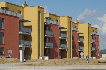 Naklejka premium housing development