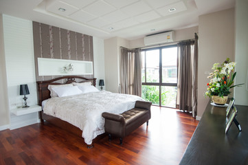 Modern bedroom interior