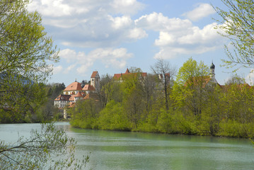 Lech bei Füssen mit Hohem Schloss