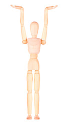 wooden Dummy with empty hand holding