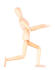 wooden Dummy with empty hand holding