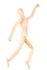 wooden Dummy with empty fist holding