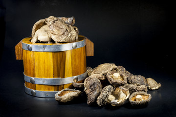 Dried mushrooms
