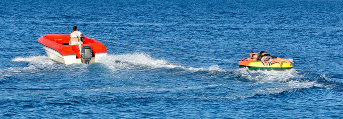 A Banana Boat Full of Tourists