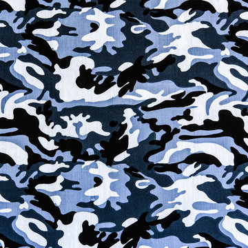 The fabric on military camouflage