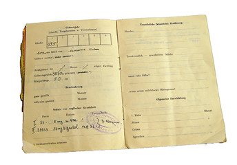 Historisches Impfbuch