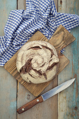 Rye round bread