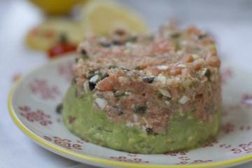 salmon tartar
