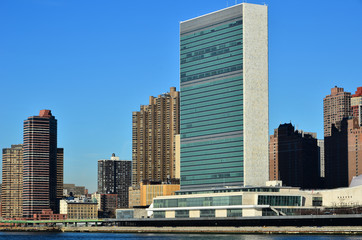 si&egrave;ge de l'ONU &agrave; New York