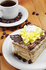Cake and coffee