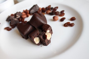 Heart of chocolate