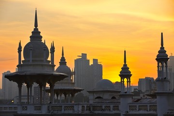 Fototapeta premium Sunrise in Kuala Lumpur