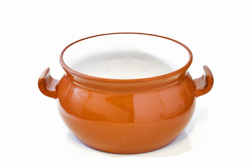Vintage ceramic pot .