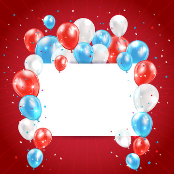 Independence day red background