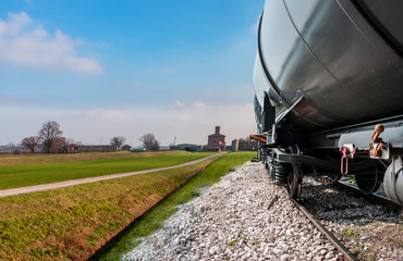 train in the countryside