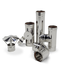 chimney with stainless steel