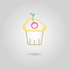 cake with cherry