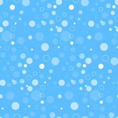 Seamless Blue Circles Background