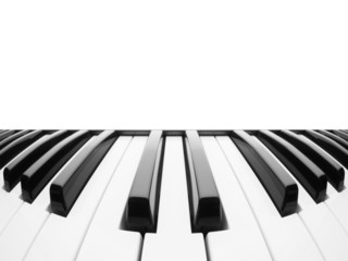 Piano keyboard. Abstract background with a field for text