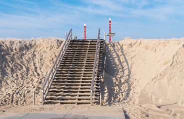 wooden stairs
