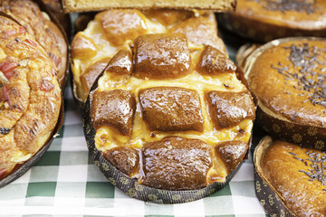 Typical Spanish cream pie