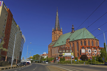Szczecin - Katedra - obrazy, fototapety, plakaty