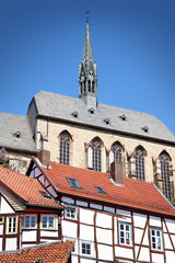 Fototapeta premium Kloster und Gymnasium Marianum, Warburg