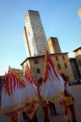 bandiere in piazza