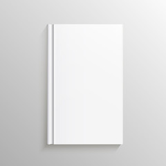 Blank book cover. Vector Illustration gradient mesh
