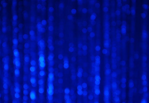 Blue Abstract Bokeh Background With Vertical Stripes Blurred