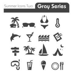 Summer Icons Two gray series Two