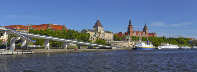 Obraz premium Szczecin - Wały Chrobrego