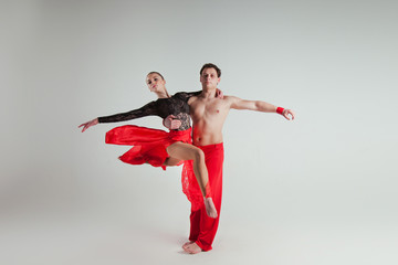 Naklejka premium acrobatics