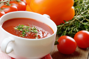Tomato Gazpacho soup