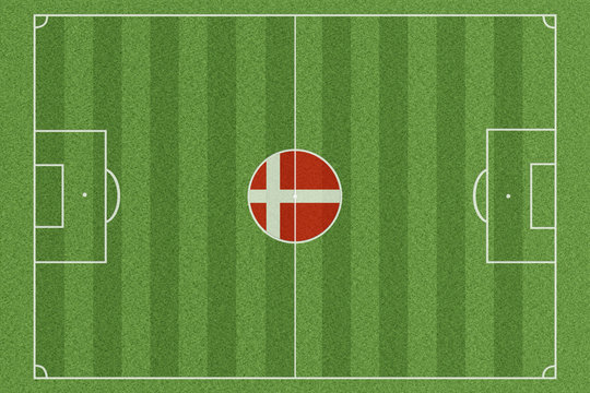 Fussballfeld Dänemark
