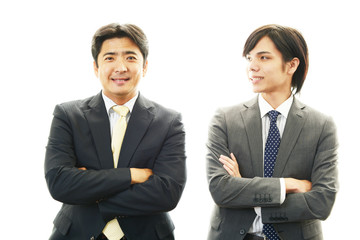 笑顔のビジネスマン