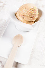 Hazelnuts ice cream