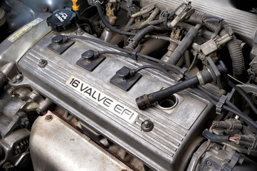 detail of engine
