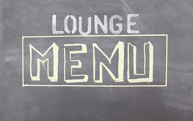 Obraz premium Letter menu